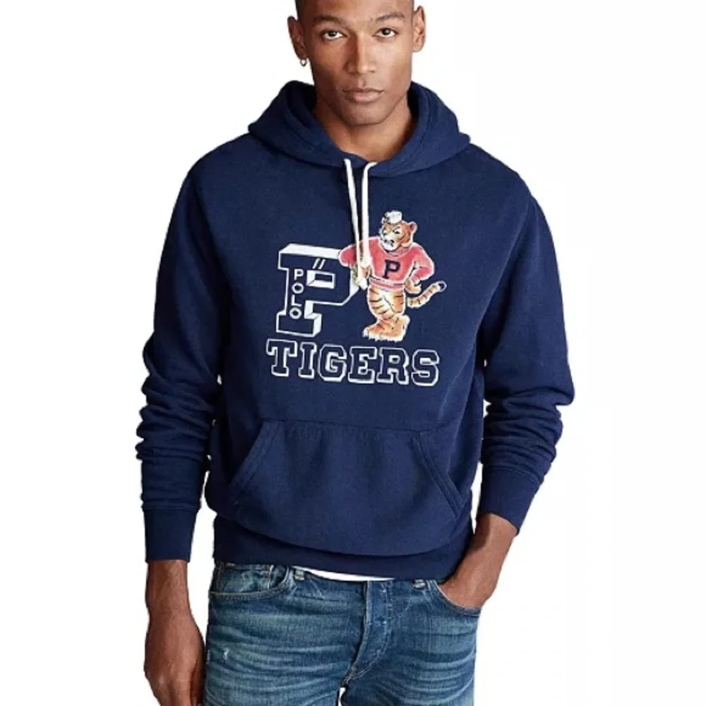 Polo Ralph Lauren Men's Tigers Fleece Hoodie Sweatshirt XL